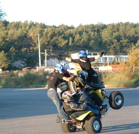 weeling a 8 en quad